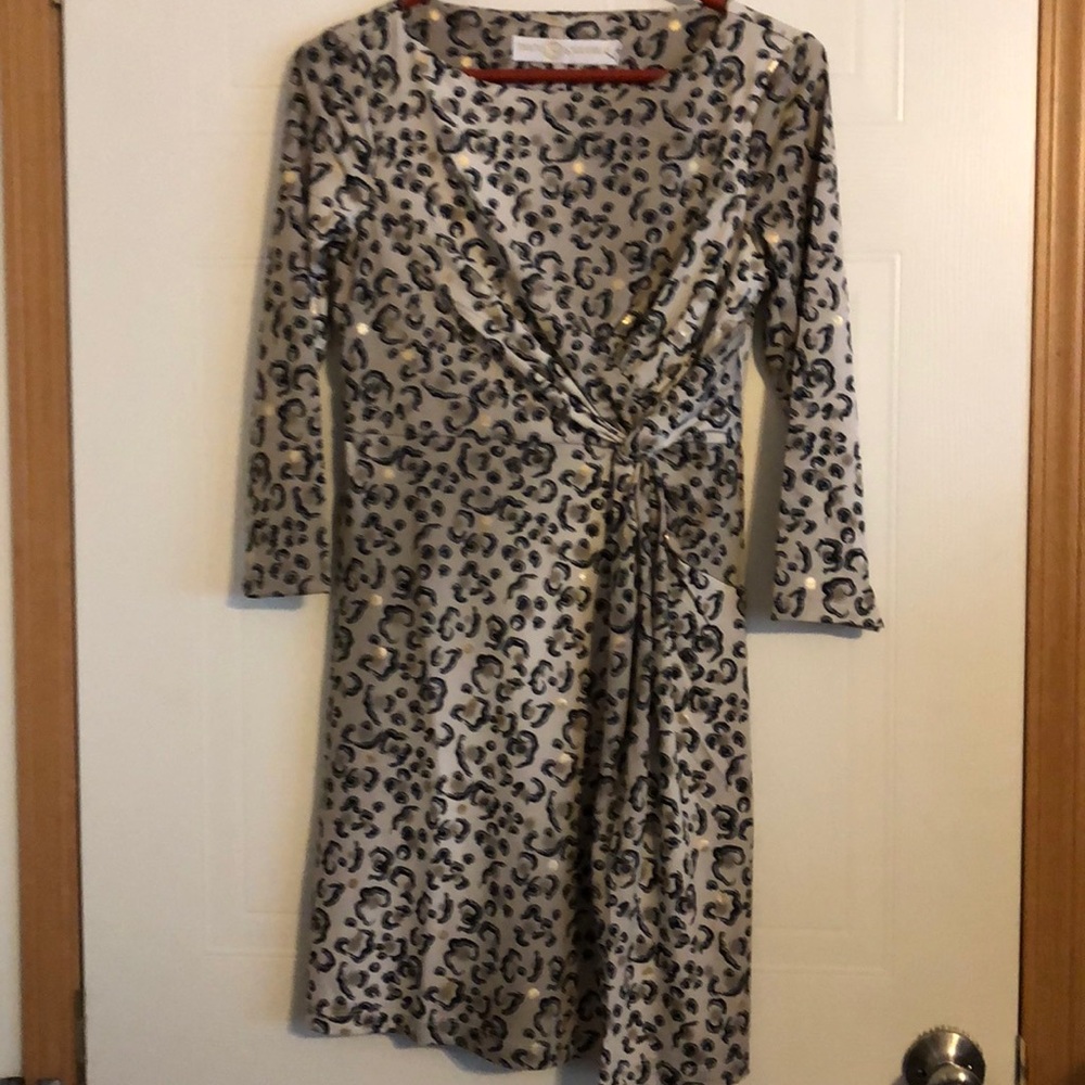 Tracy Negoshian Faux Wrap Dress